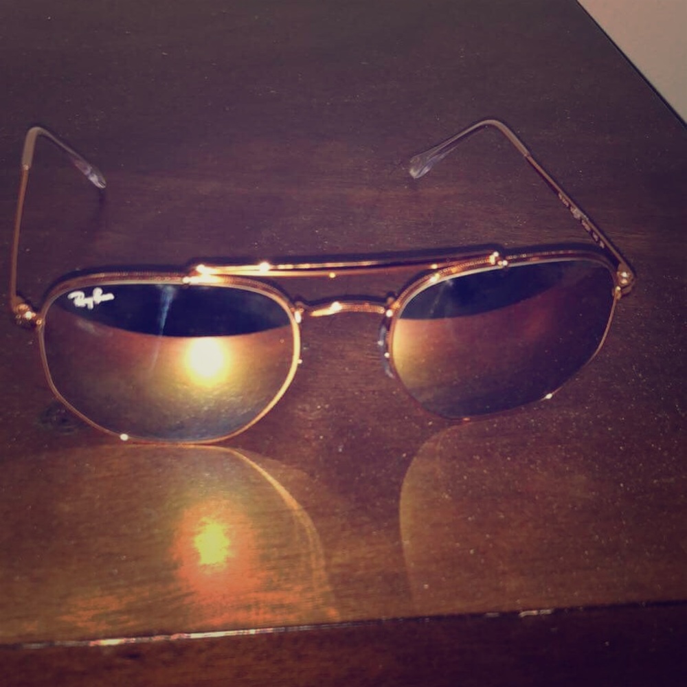 NEW Ray Ban Carbon Fiber Polarized Aviators